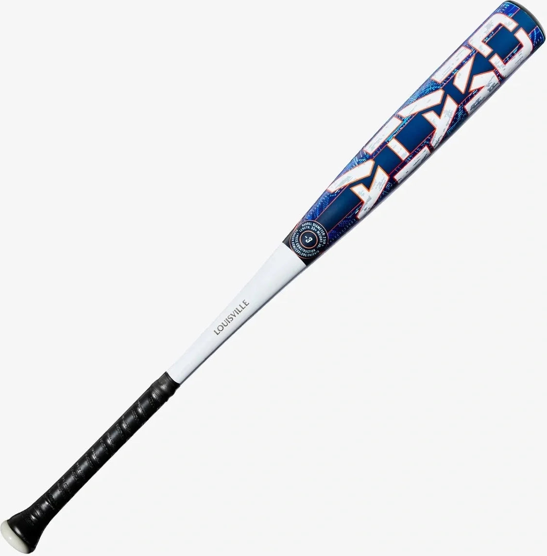 Louisville Slugger 2027 Omaha (-3) Bbcor Bat Wbl4249010 - Black Navy White