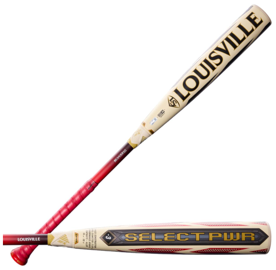 Louisville Slugger 2027 Select Pwr (-3) Bbcor Bat Wbl4247010 - Ivory Red