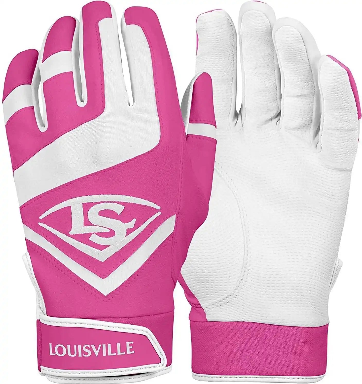 Louisville Slugger Genuine Batting Gloves - Pink