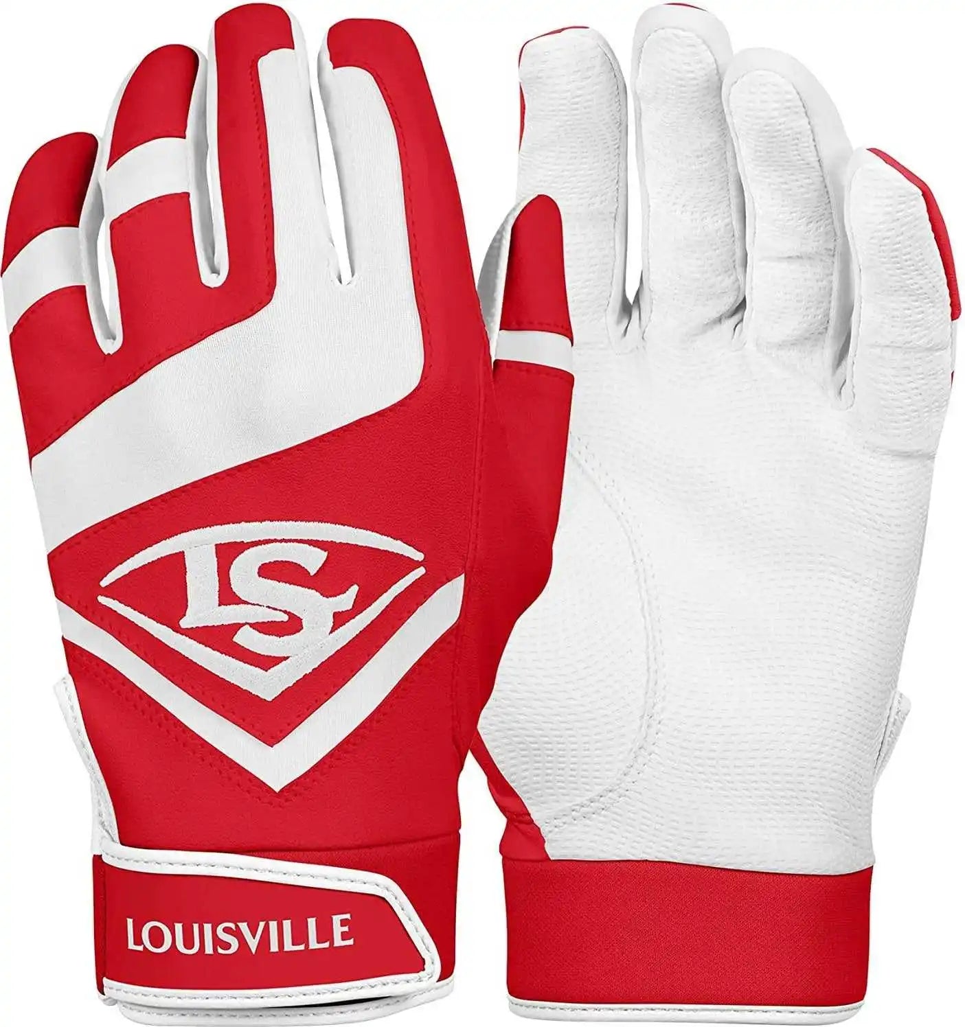 Louisville Slugger Genuine Batting Gloves - Scarlet