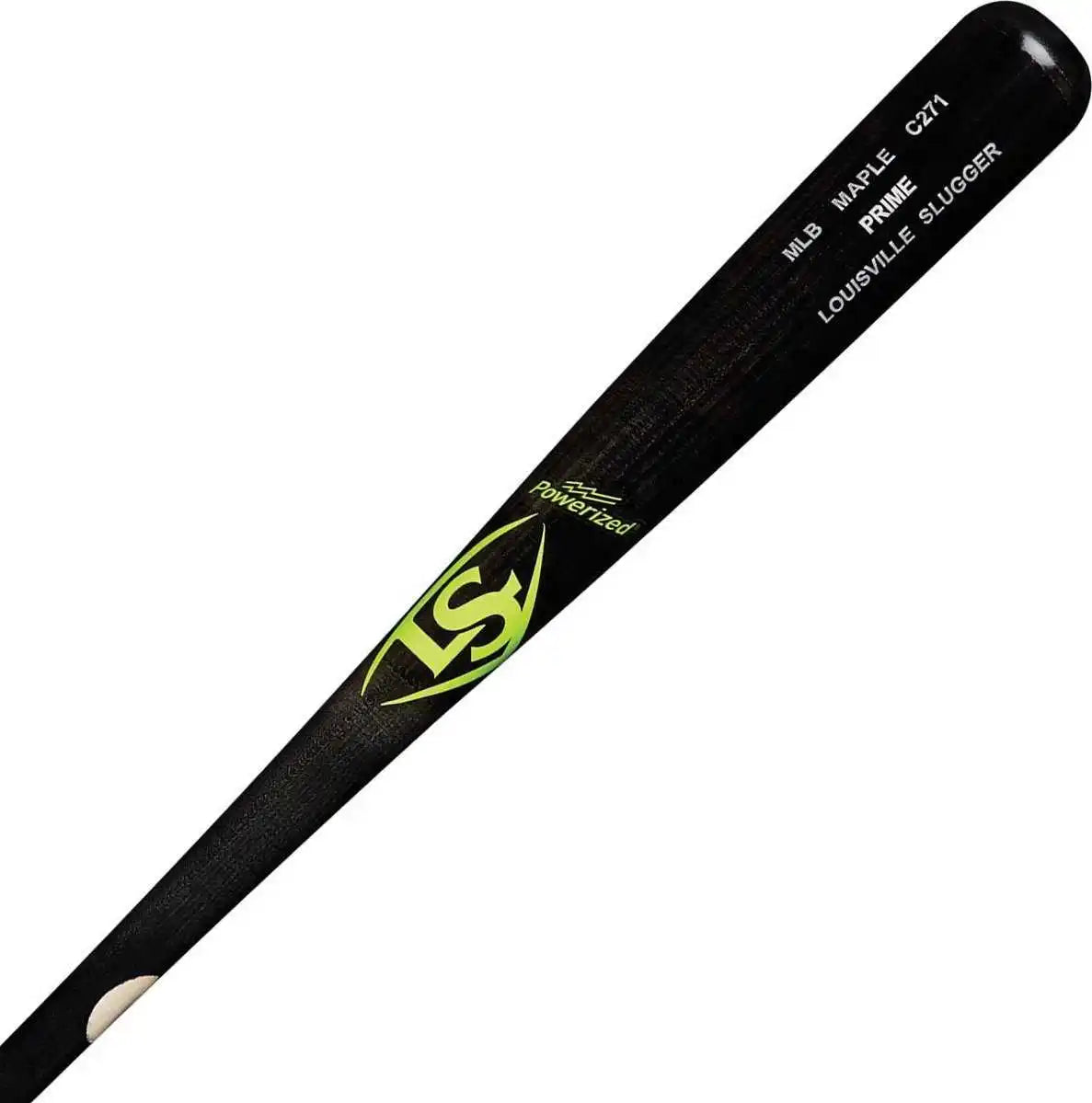 Louisville Slugger Mlb Prime Maple C271 Bat - Bk Neon Yellow - Black Lime / 33’’