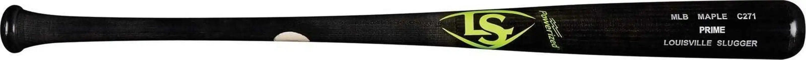 Louisville Slugger Mlb Prime Maple C271 Bat - Bk Neon Yellow - Black Lime / 33’’
