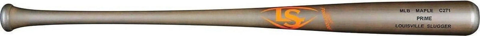 Louisville Slugger Mlb Prime Maple C271 Bat - Gray Orange - 33’’