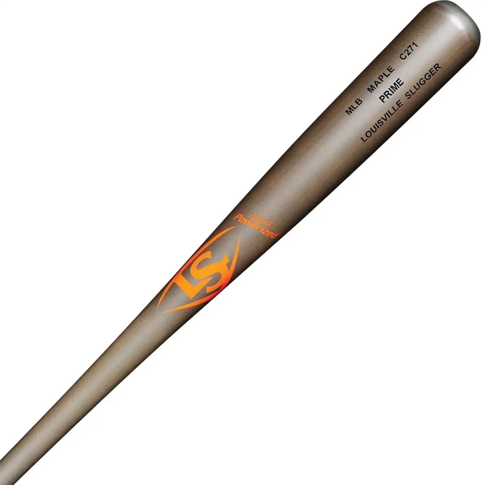 Louisville Slugger Mlb Prime Maple C271 Bat - Gray Orange - 33’’