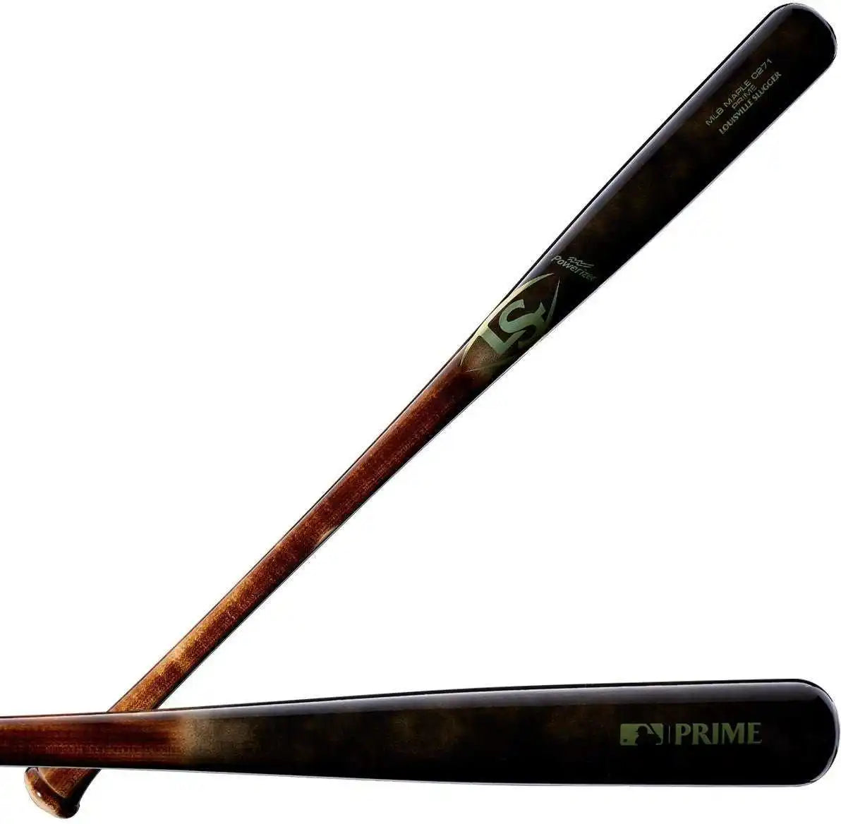 Louisville Slugger Mlb Prime Maple C271 High Roller Baseball Bat - Flame Black