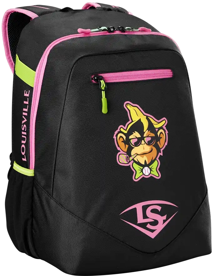 Louisville Slugger Party Animals Powerized Stick Pack Backpack Wb5763701 - Black