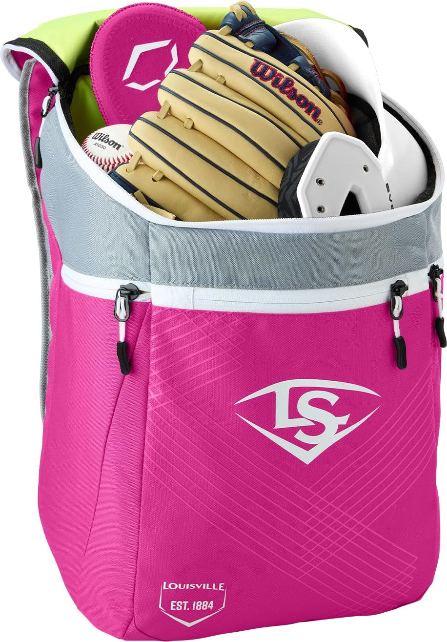 Louisville Slugger Powerized Stick Backpack Wb5757602 - Hot Pink