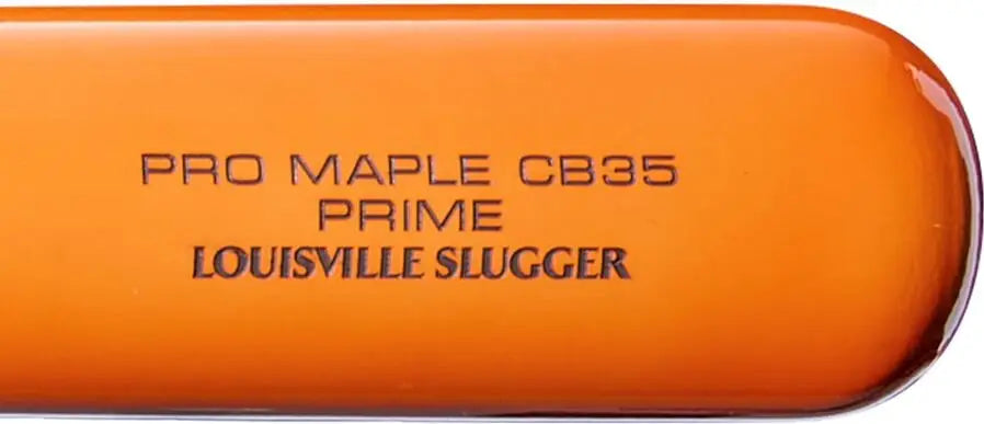 Louisville Slugger Pro Prime Cb35 Maple Wood Baseball Bat Wbl4154010 - Charcoal Neon Orange
