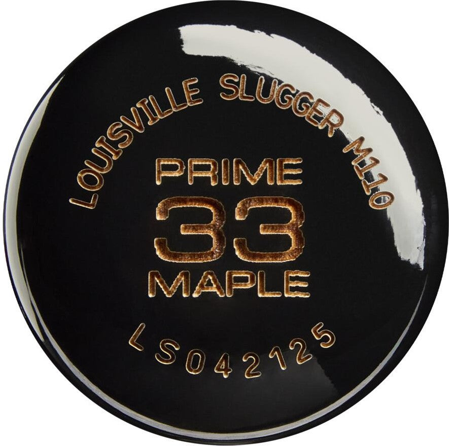 Louisville Slugger Pro Prime M110 Maple Wood Baseball Bat WBL4150010 - Mint Black - HIT a Double - 7