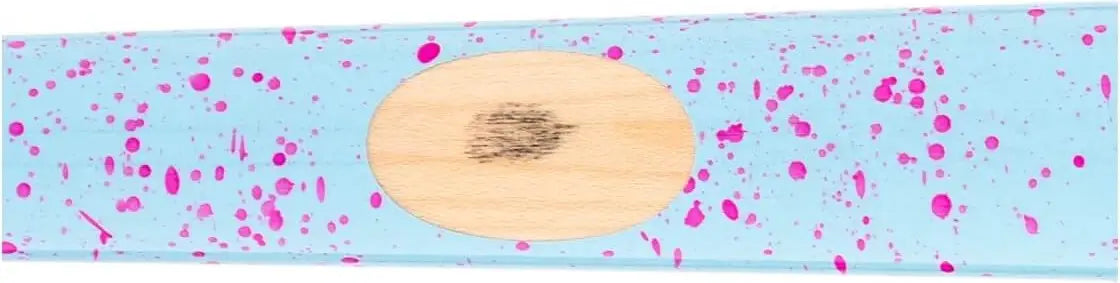 Louisville Slugger Pro Prime Maple Elly De La Cruz Baseball Bat Wbl4155010 - Light Blue Neon Pink Splatter