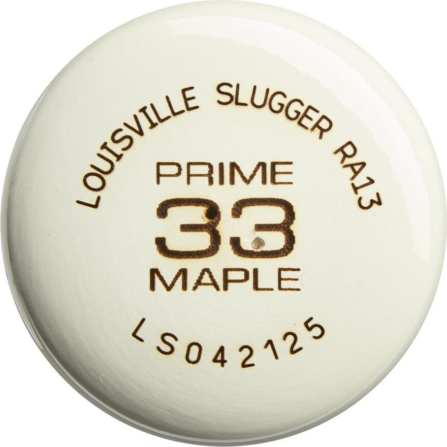 Louisville Slugger Pro Prime RA13 Maple Wood Baseball Bat WBL4153010 - White Teal - HIT a Double - 7