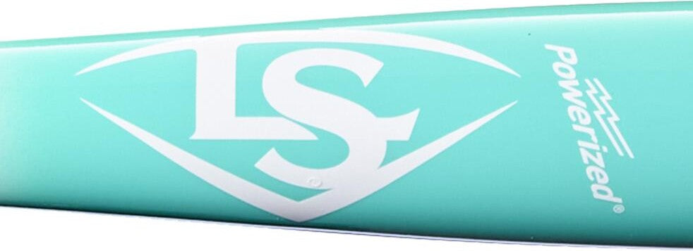 Louisville Slugger Pro Prime RA13 Maple Wood Baseball Bat WBL4153010 - White Teal - HIT a Double - 5