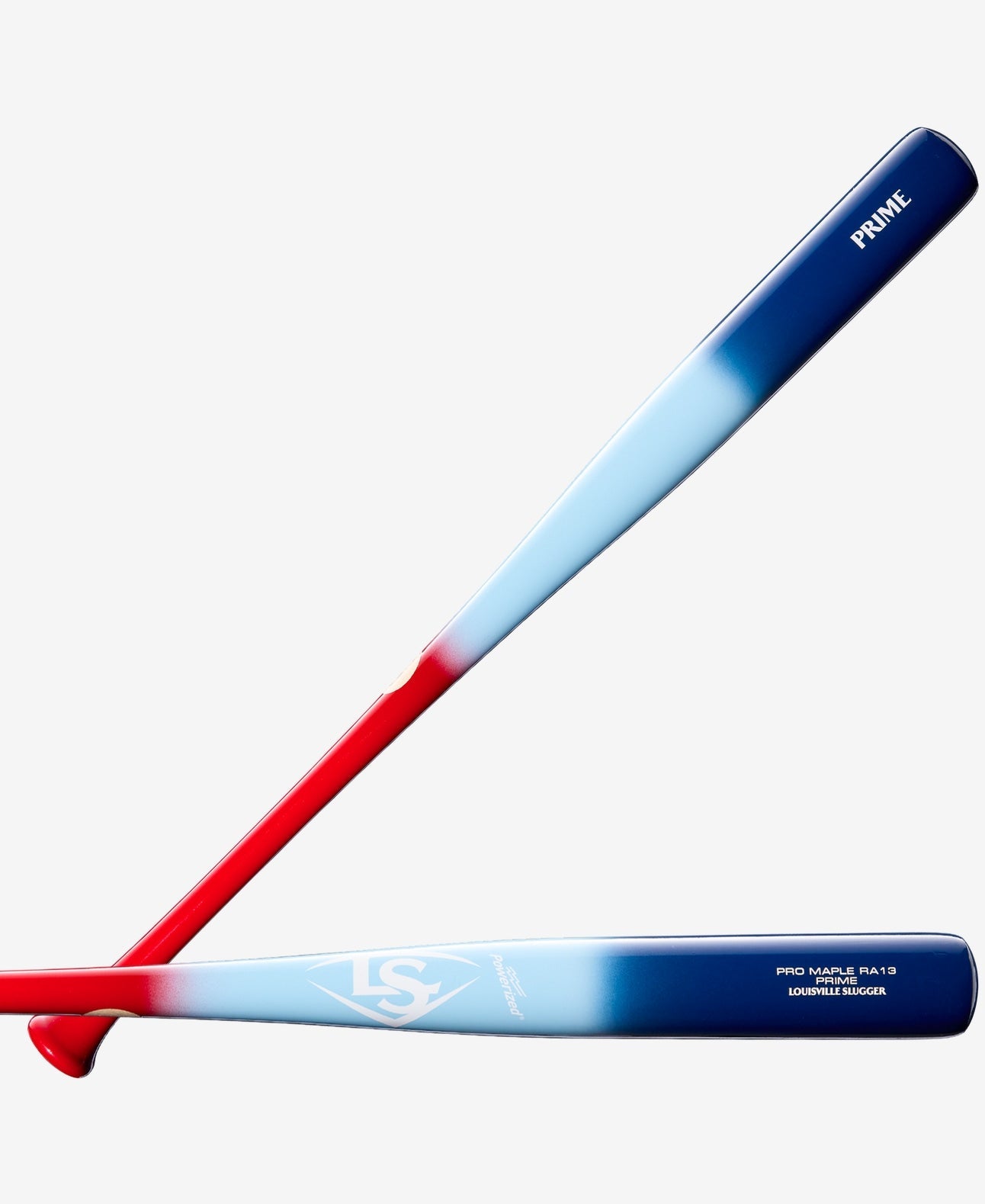 Louisville Slugger Pro Prime Ra13 Usa Maple Bat Wbl4296010 - Red Light Blue Royal