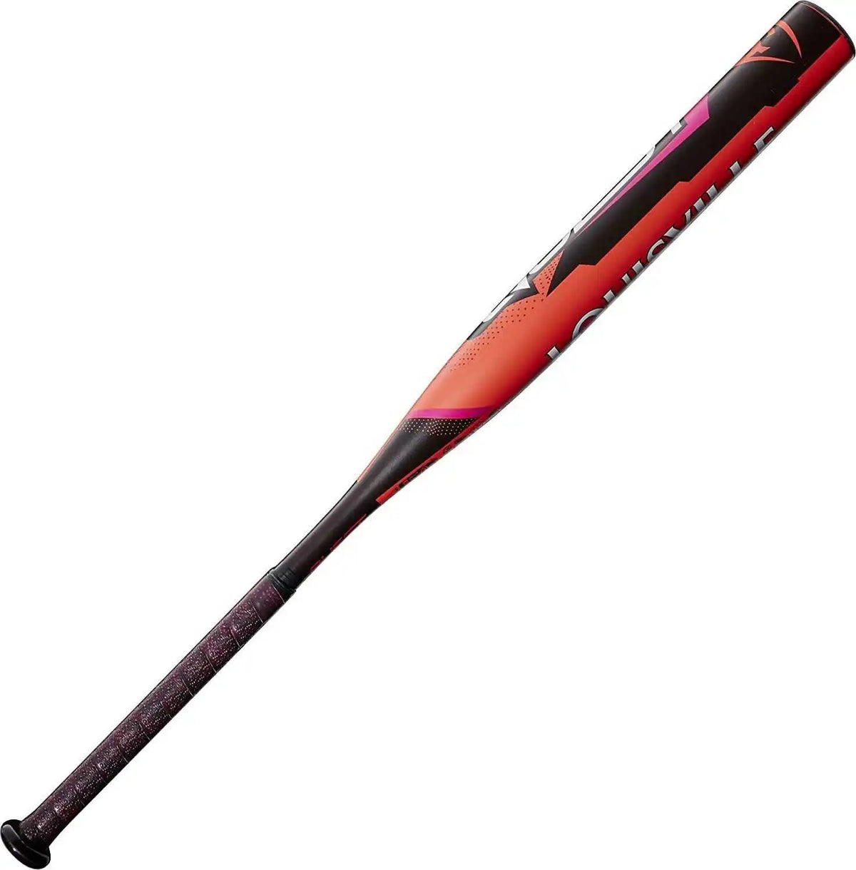 Louisville Slugger Quest (-12) Fastpitch Bat - Black Orange