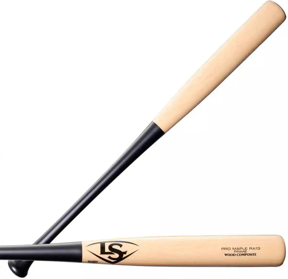 Louisville Slugger Ra13 Pro Prime Maple Wood Composite (-3) Bbcor Baseball Bat Wbl4163010 - Black Natural