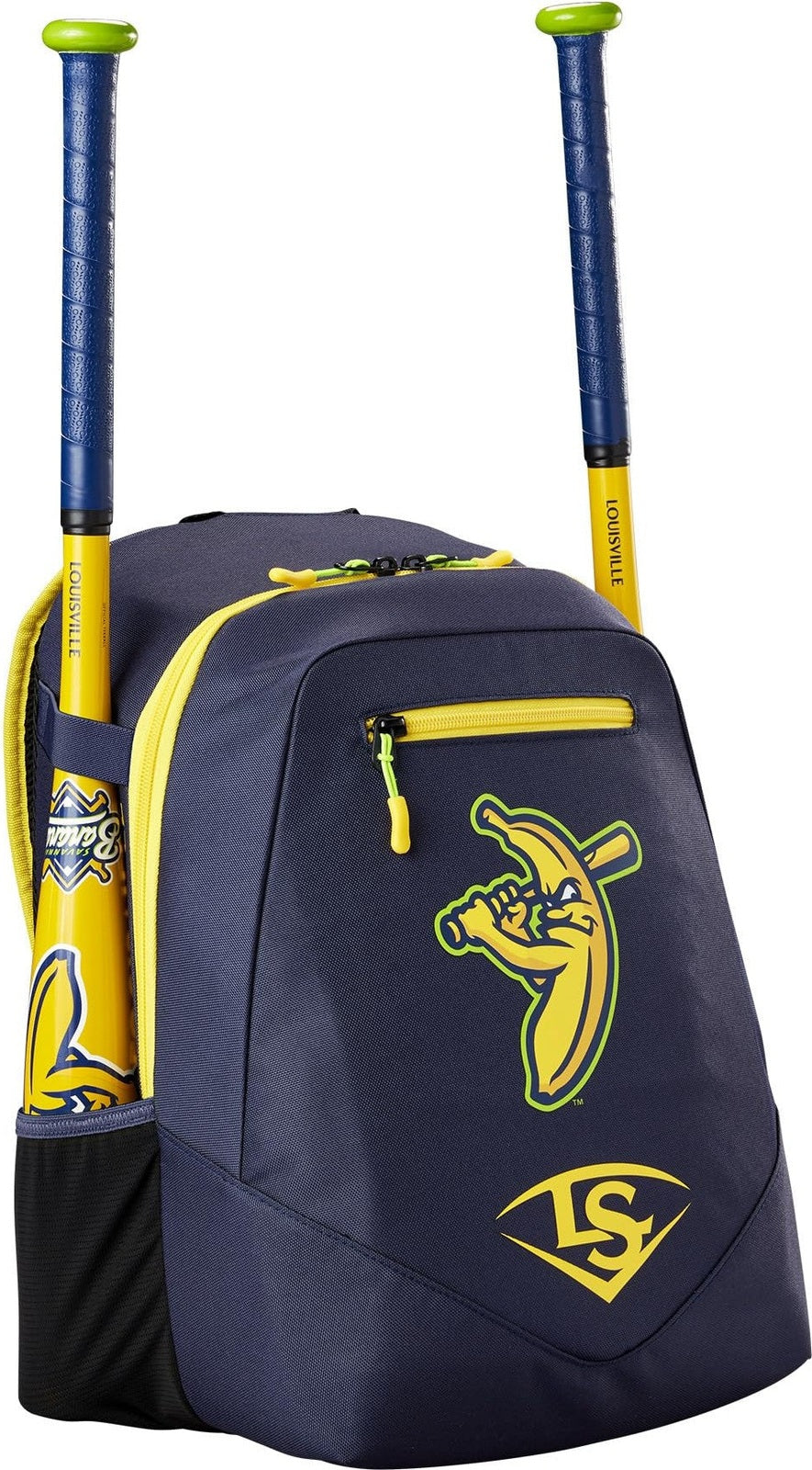 Louisville Slugger Savannah Bananas Powerized Stick Backpack Wb5763601 - Navy
