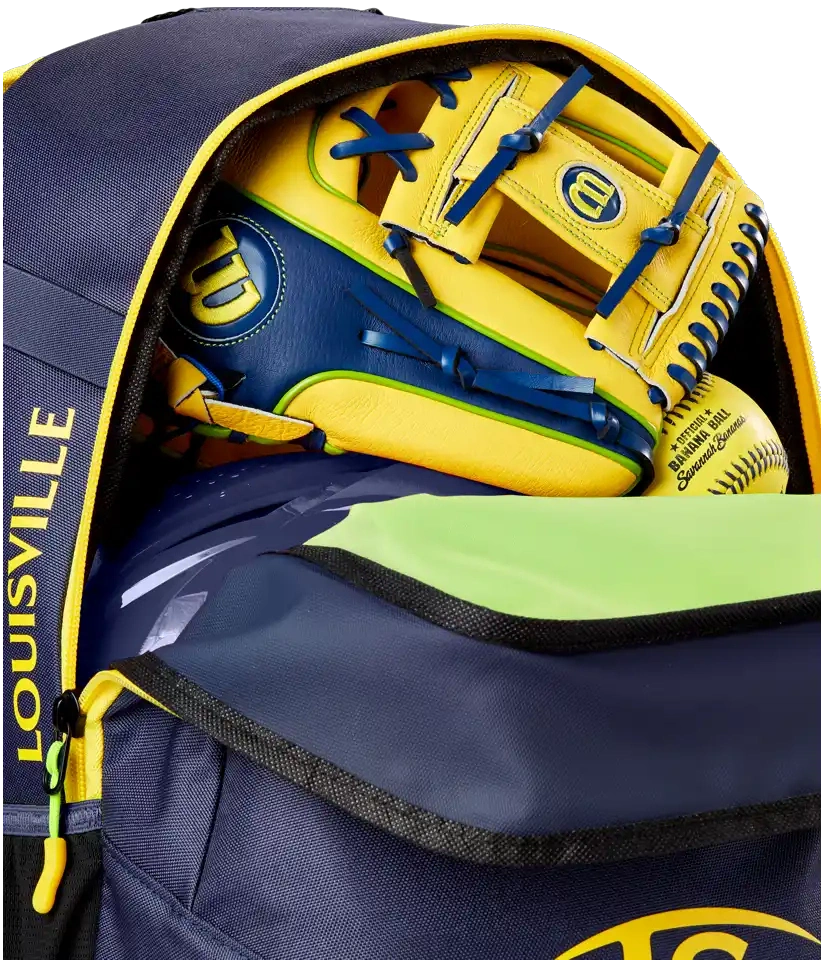 Louisville Slugger Savannah Bananas Powerized Stick Pack Backpack Wb57636 - Navy