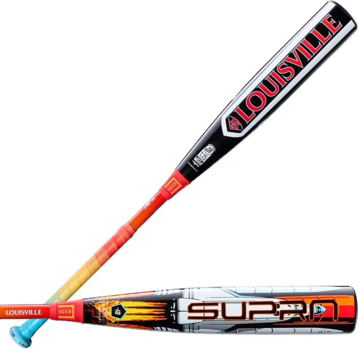 Louisville Slugger Supra Starship (-10) Usssa Baseball Bat Wbl4183010 - Orange Black