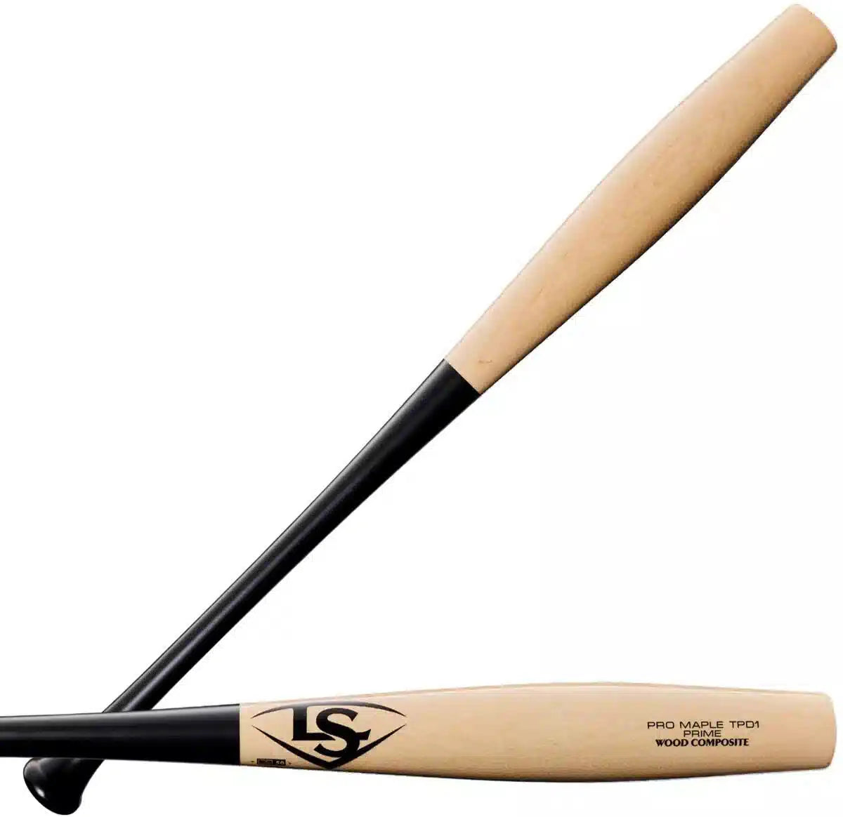 Louisville Slugger Tpd1 Pro Prime Maple Wood Composite Torpedo-shaped Baseball Bat Wbl4286010 - Black Natural