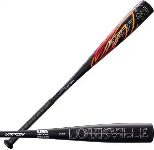 Louisville Slugger Vapor Usa Approved (-10) 2 5/8’’ Bat - Black Orange