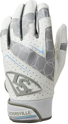 Louisville Slugger Youth Genuine 2.0 Batting Glove Wb5730803 - Team White Gray