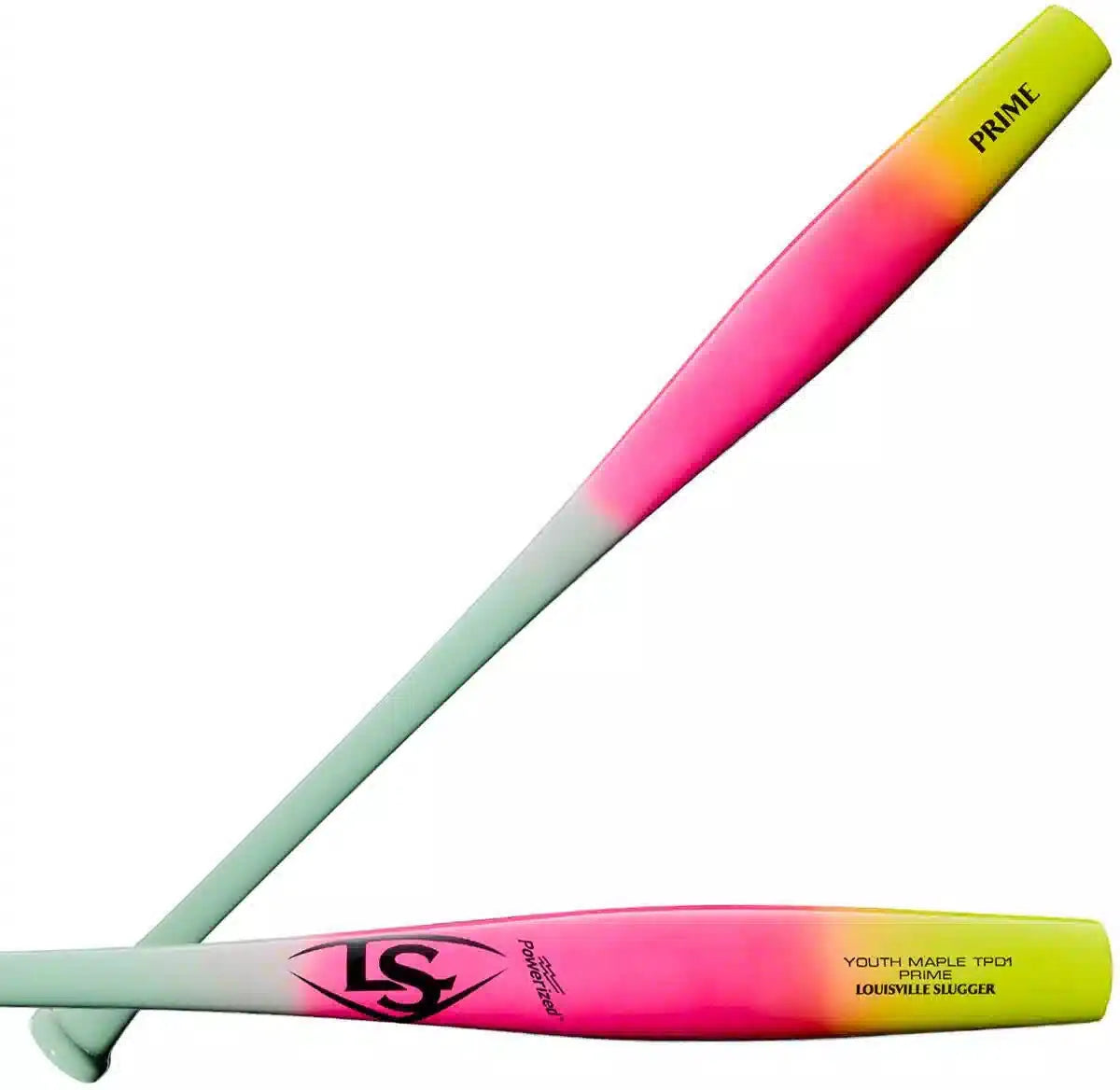 Louisville Slugger Youth Prime Fade Tpd1 Torpedo-shaped Baseball Bat Wbl4289010 - Mint Hot Pink Yellow