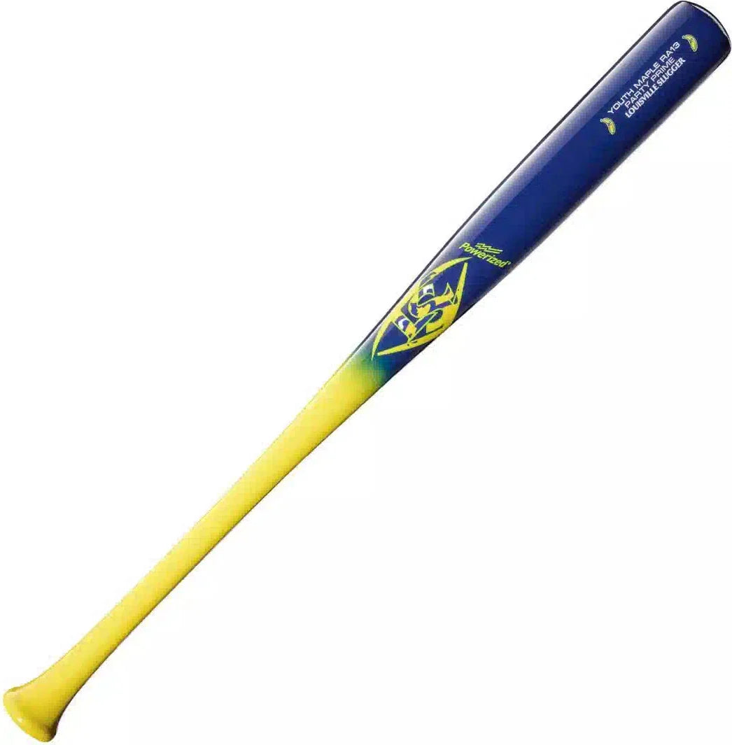 Louisville Slugger Youth Prime Savannah Bananas Ra13 Maple Baseball Bat Wbl4160010 - Yellow Black