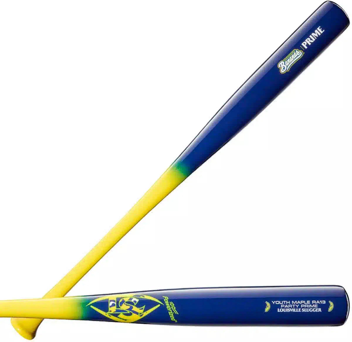Louisville Slugger Youth Prime Savannah Bananas Ra13 Maple Baseball Bat Wbl4160010 - Yellow Black