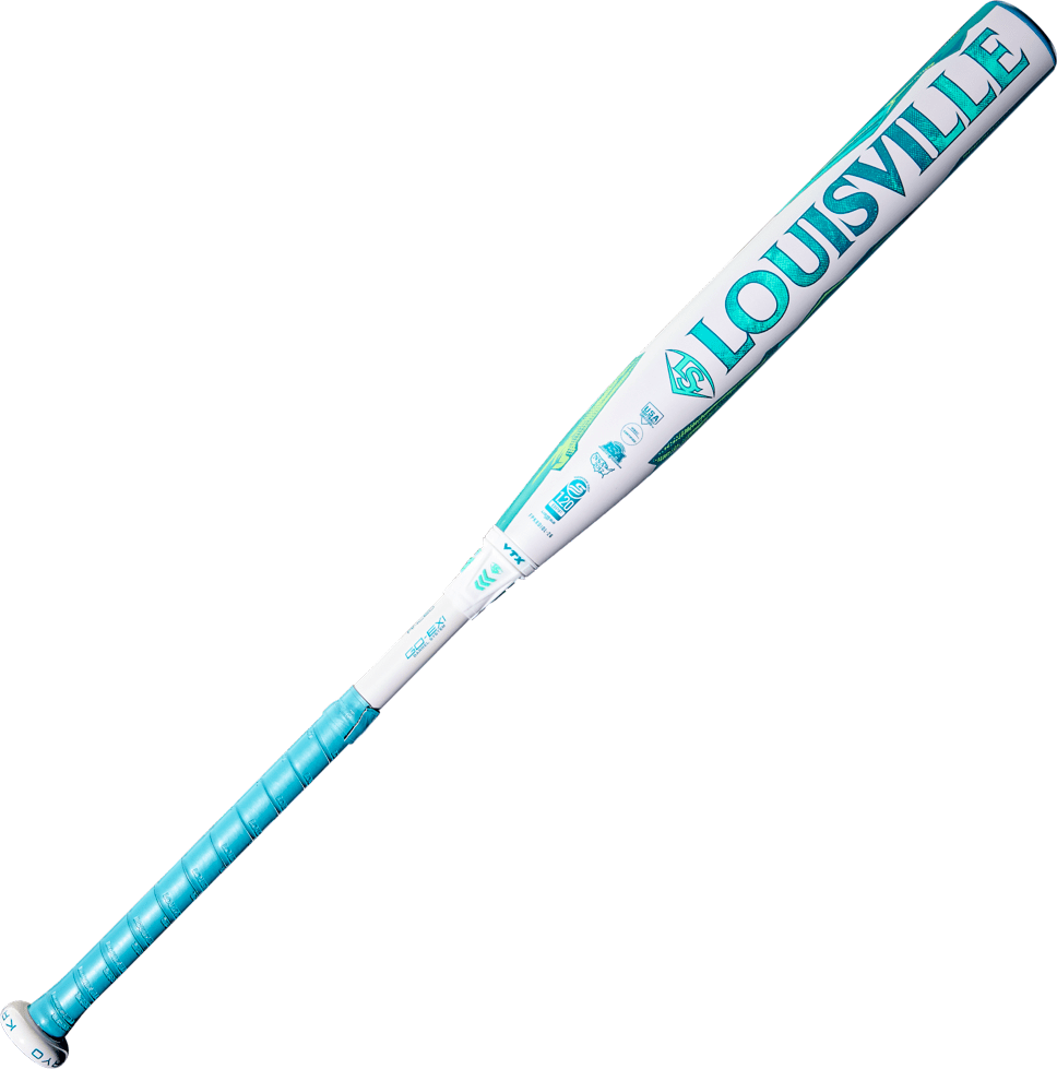 Louisville Slugger 2026 Kryo (-10) Fastpitch Bat WBL4135010 - Teal White - HIT a Double - 2