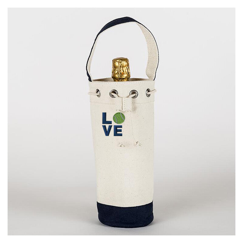 Love Tennis Single Wine and Champagne Bag - Nvy / Os