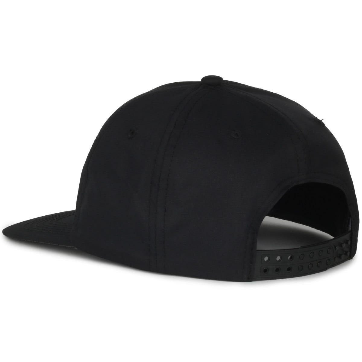 Legendary Headwear LOWERS Greenline Recycled Unstructured Flat Visor Cap - Black