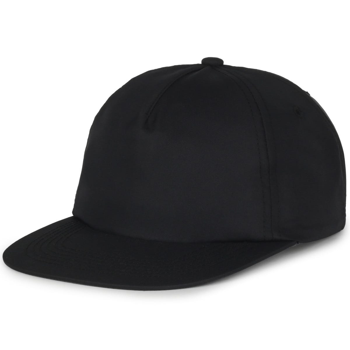 Legendary Headwear LOWERS Greenline Recycled Unstructured Flat Visor Cap - Black