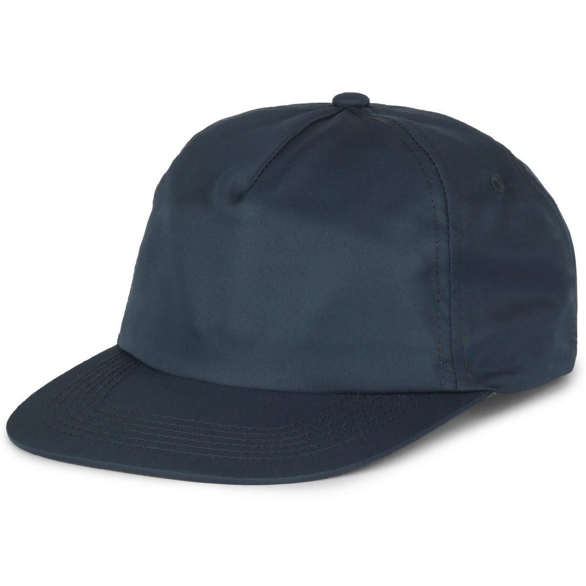 Legendary Headwear LOWERS Greenline Recycled Unstructured Flat Visor Cap - Navy