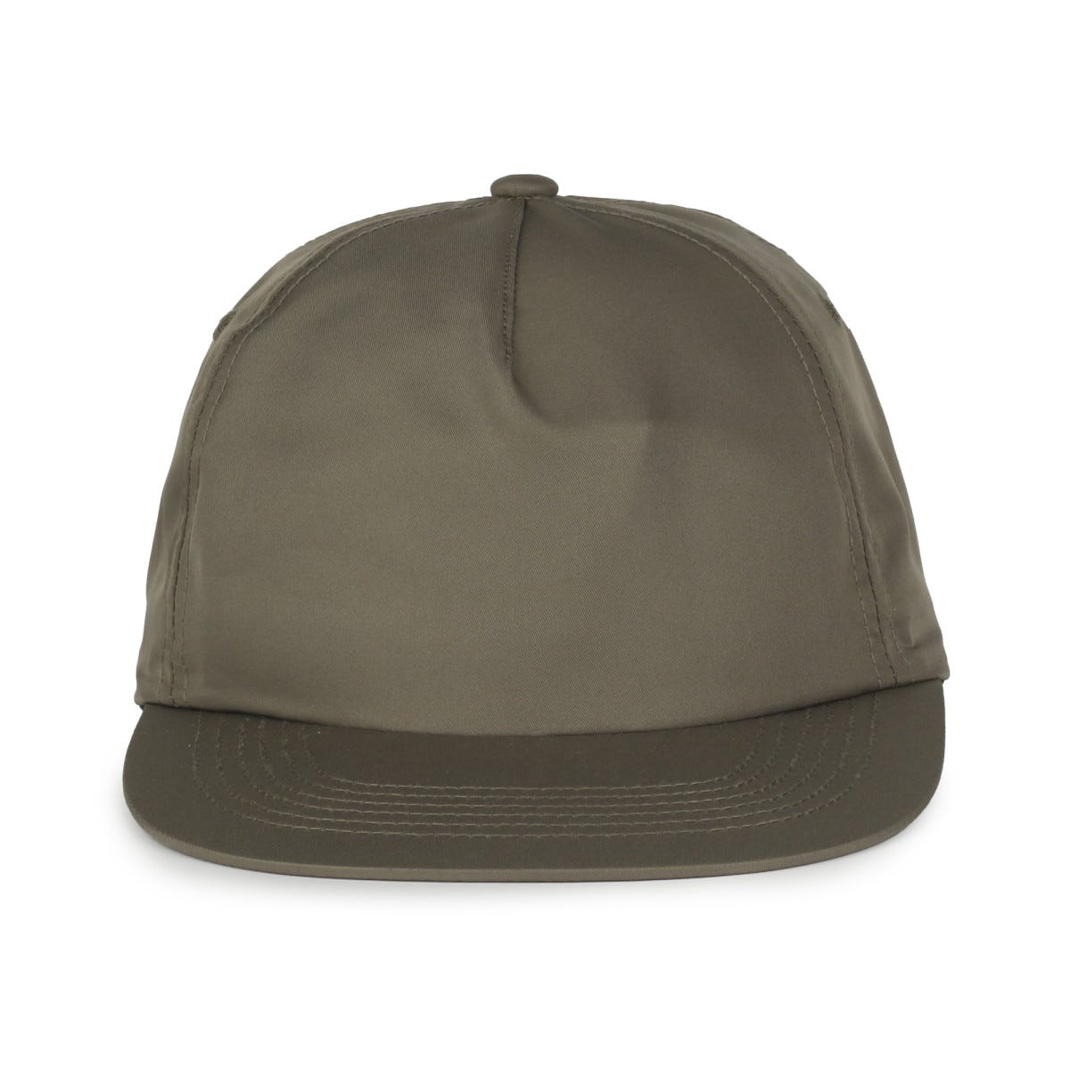 Legendary Headwear LOWERS Greenline Recycled Unstructured Flat Visor Cap - Olive