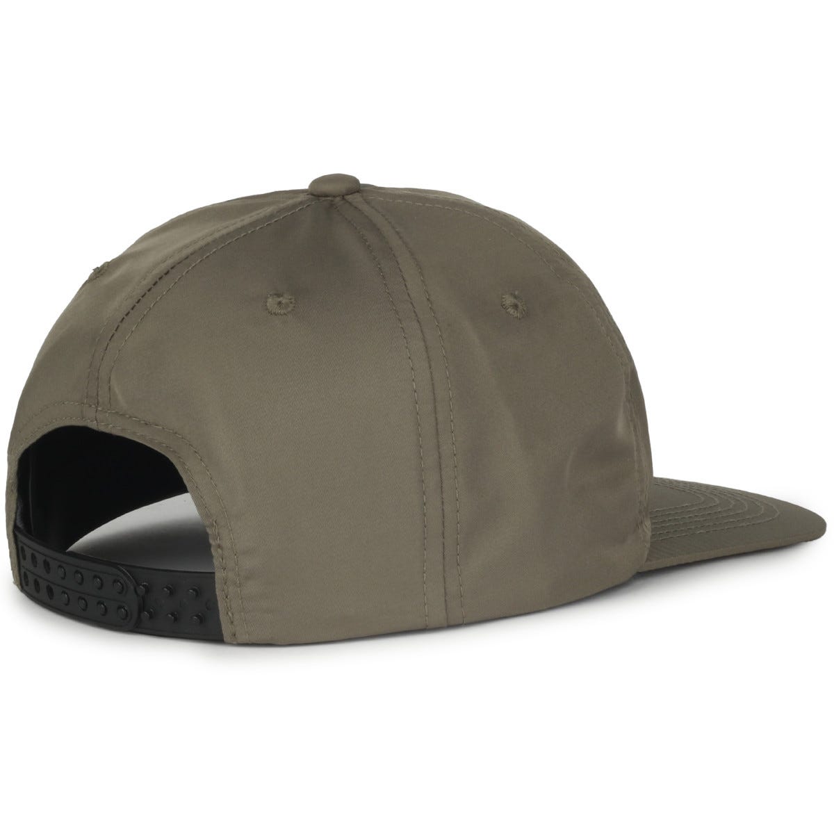 Legendary Headwear LOWERS Greenline Recycled Unstructured Flat Visor Cap - Olive