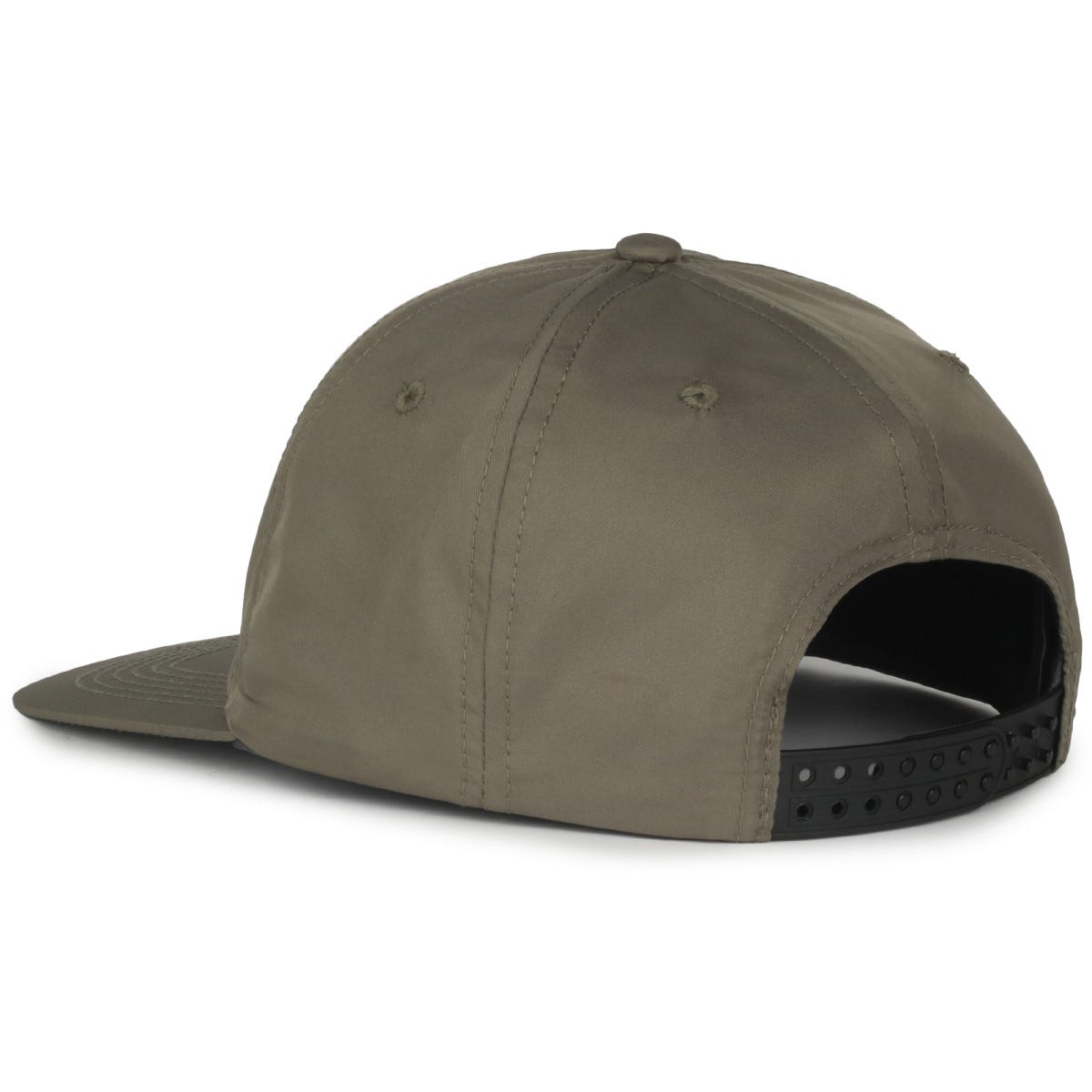 Legendary Headwear LOWERS Greenline Recycled Unstructured Flat Visor Cap - Olive