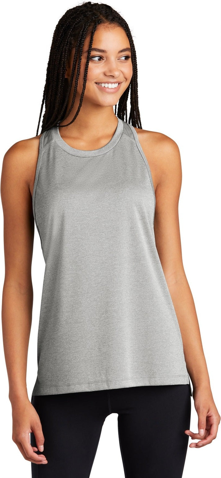 Lt Gry He/L Gy Sport-Tek Women's Endeavor Tank. LST466