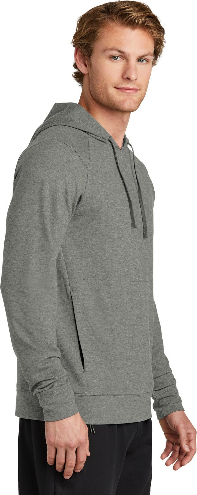 LtGreyHt Sport-Tek Sport-Wick Flex Fleece Pullover Hoodie ST562