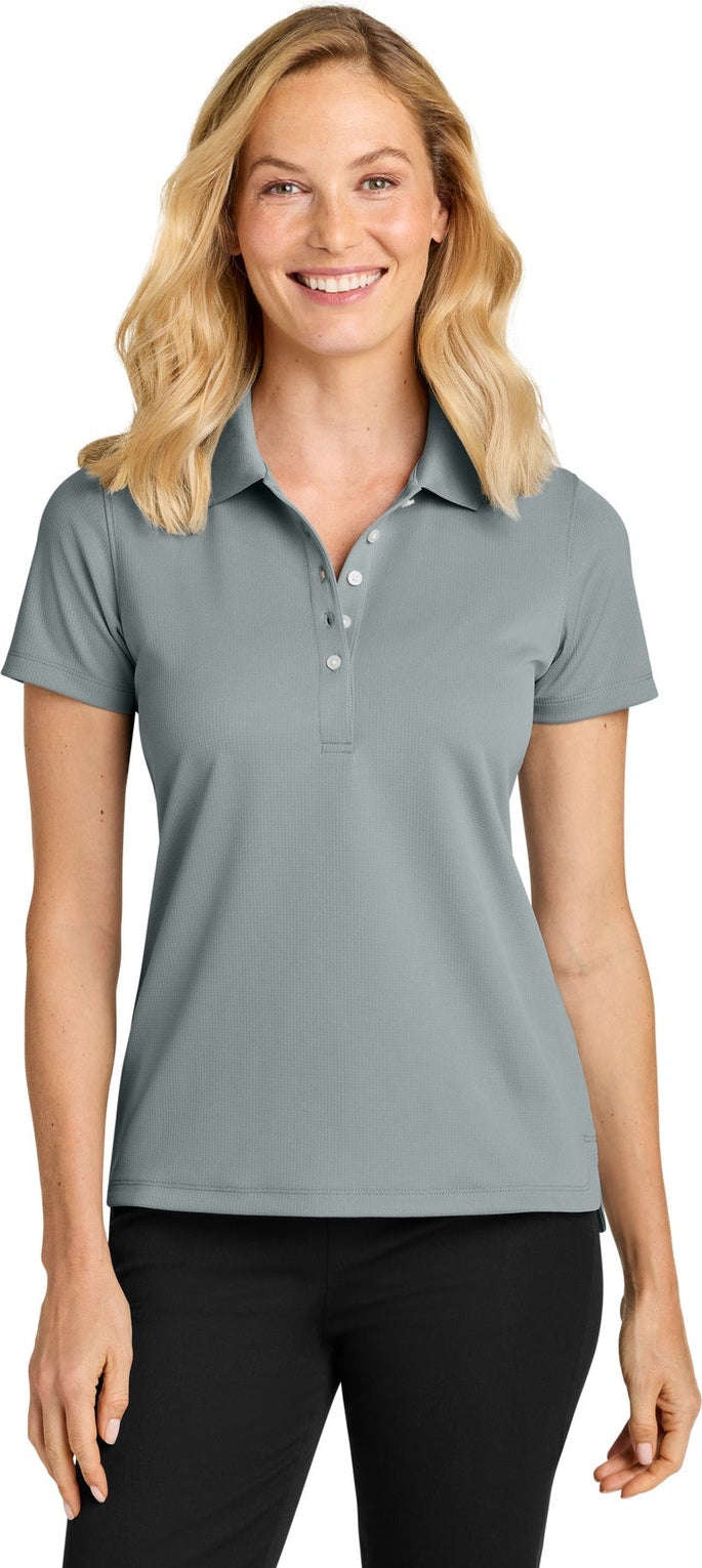 LtStrlgGry Port Authority Women's Dry Zone Stain-Release Grid Polo LK845