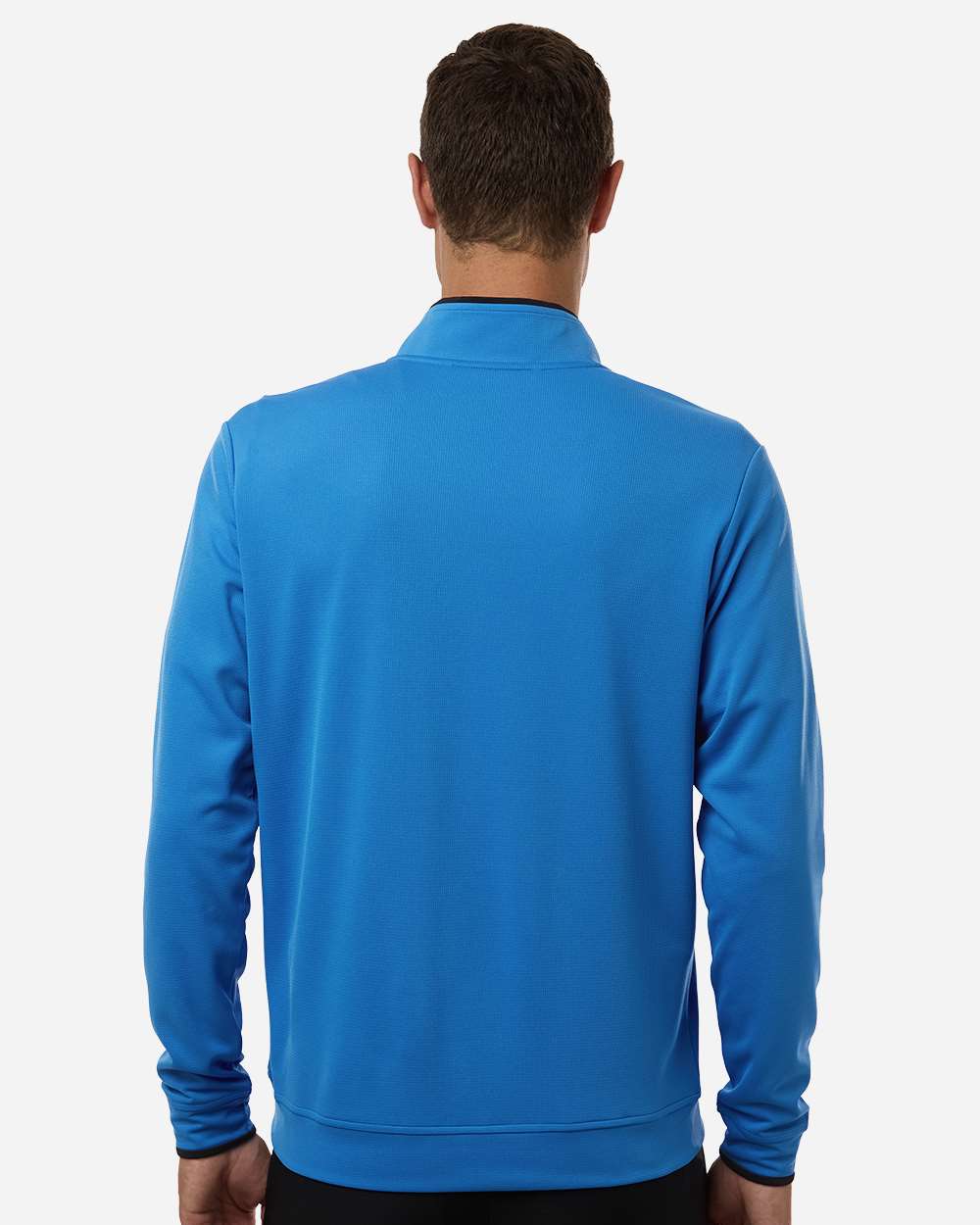 Lucid Ray Blue Lightweight Quarter-Zip Pullover - A2002 plain