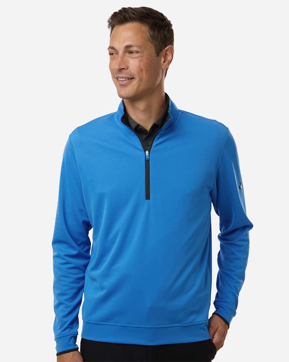 Lucid Ray Blue Lightweight Quarter-Zip Pullover - A2002
