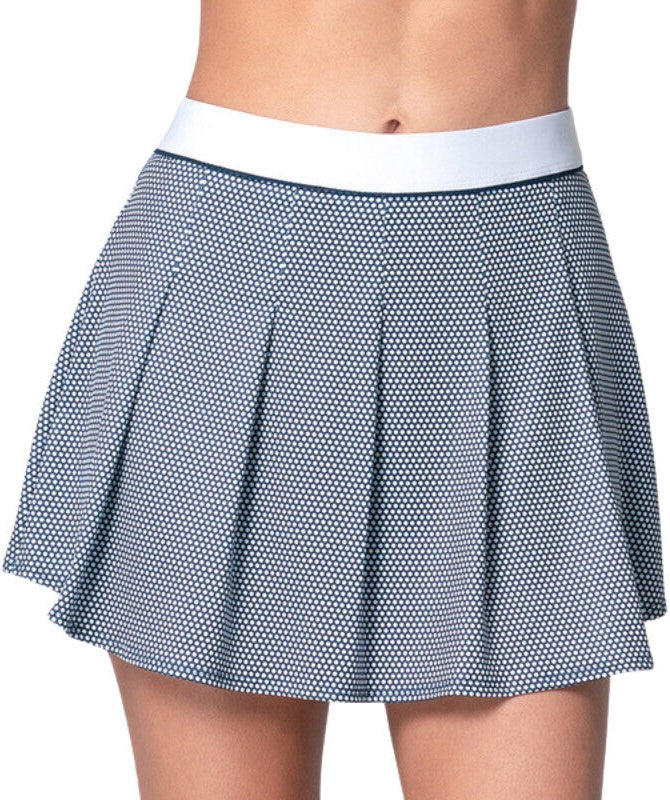 Lucky in Love Ace Mesh Pleat Skirt 13’’ (midnight)