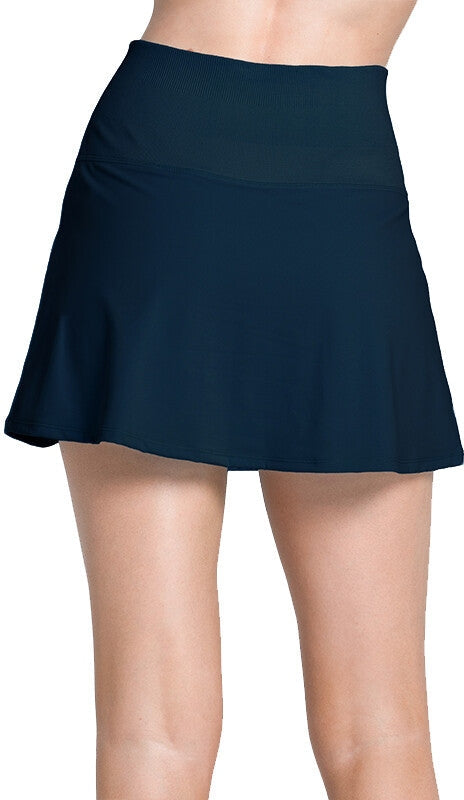 Lucky in Love Baseline Skirt (w) (white)
