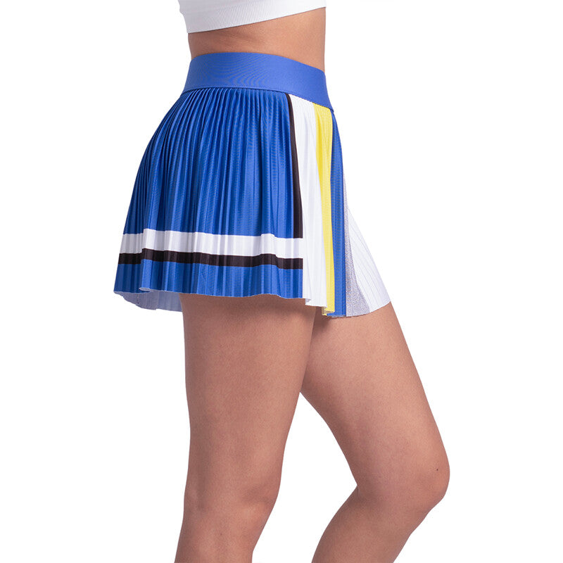 Lucky in Love Bold Statement Pleated Skirt (w)