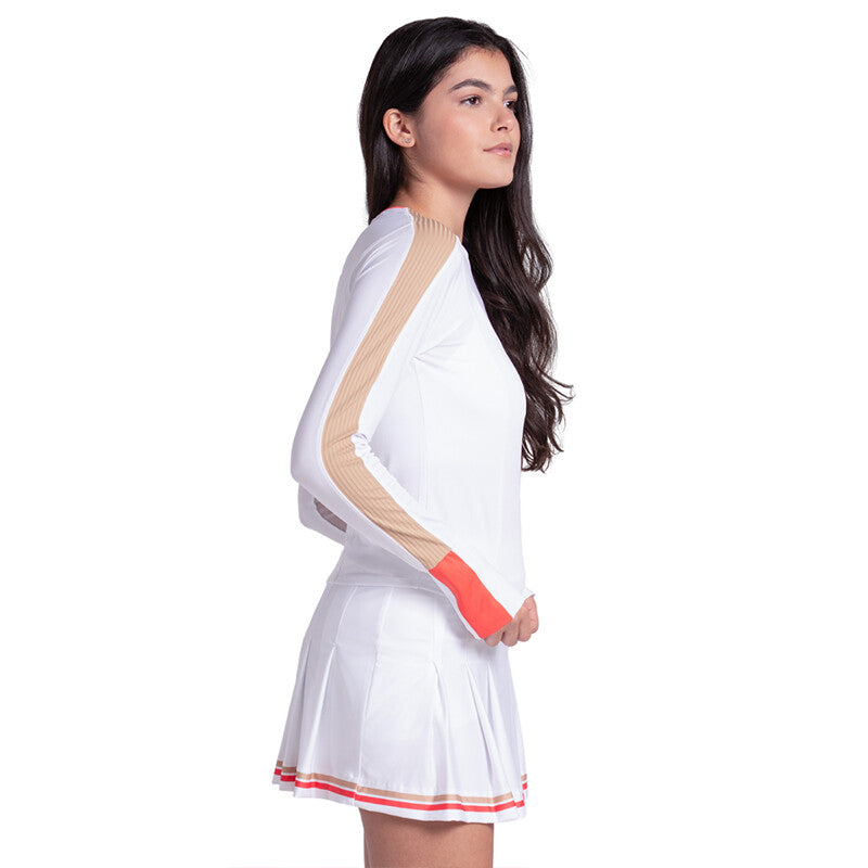 Lucky in Love Double Play Long Sleeve (w) (white)