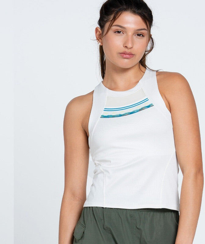 Lucky in Love Isla Tank W/ Bra (bone)