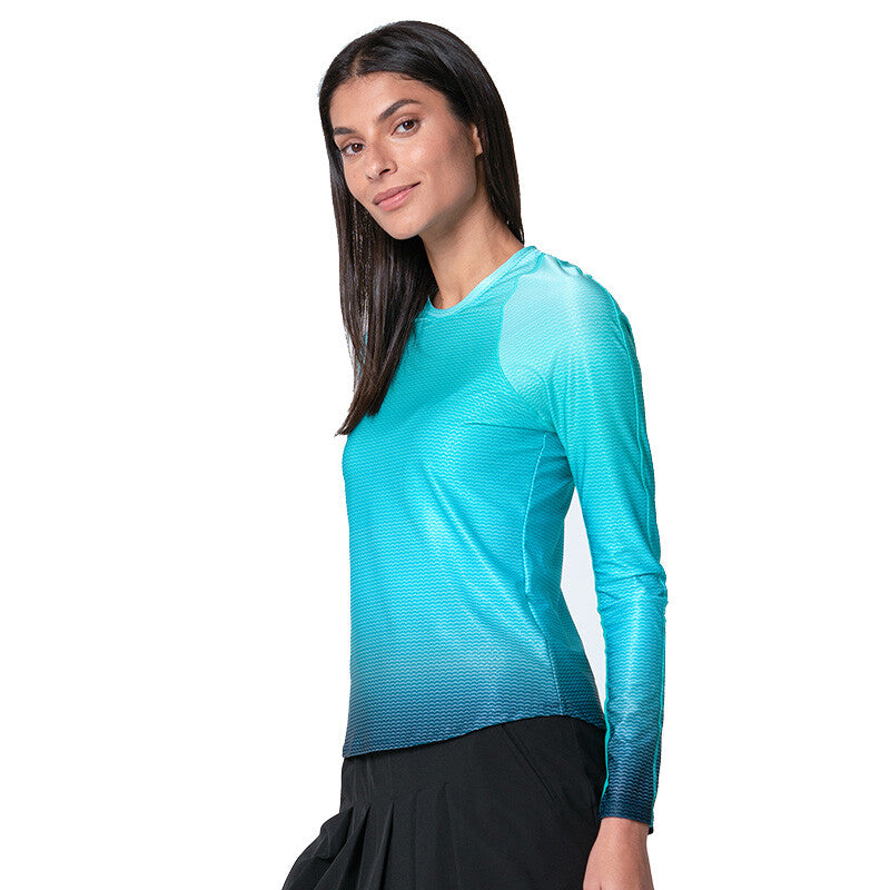 Lucky in Love it to Win Long Sleeve (aquamarine)