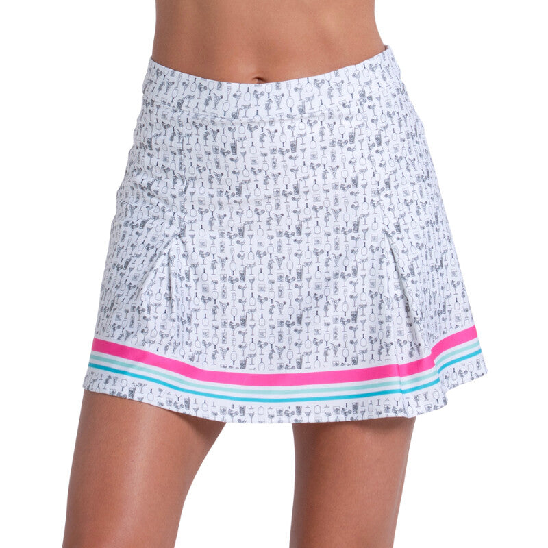 Lucky in Love Pickle-tini Pickleball Skirt (w) - Mul / Xs