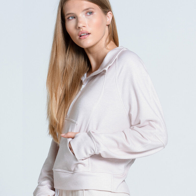 Lucky in Love Renew Heather 1/4 Zip Long Sleeve