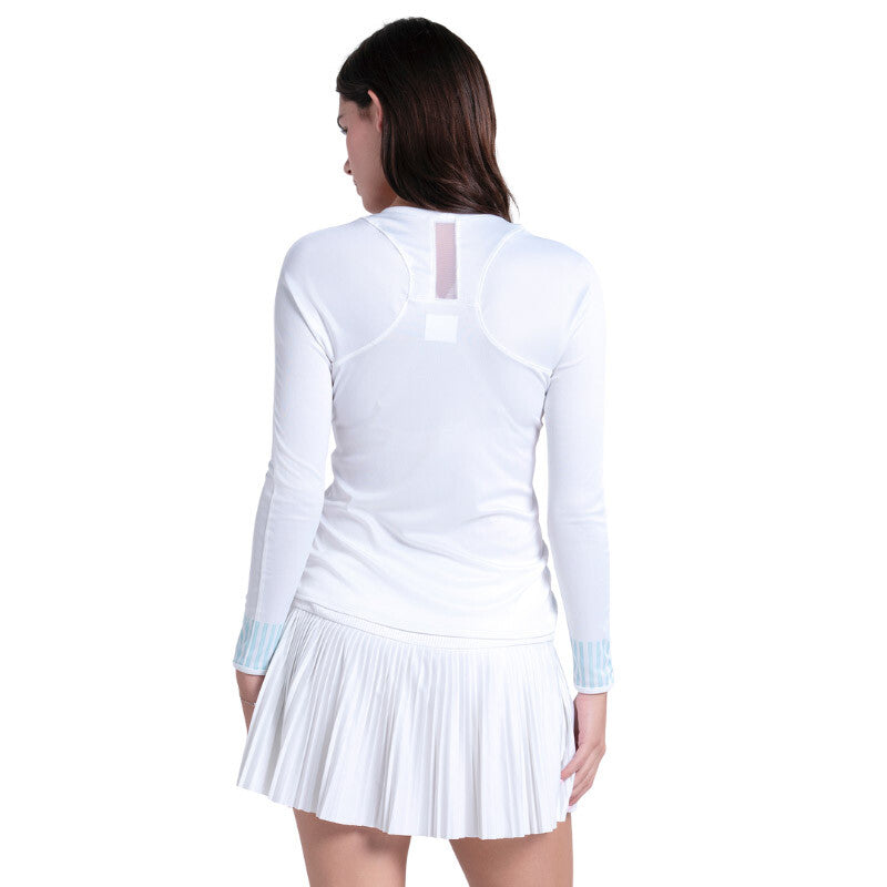 Lucky in Love Riviera Club Long Sleeve (w) (white)